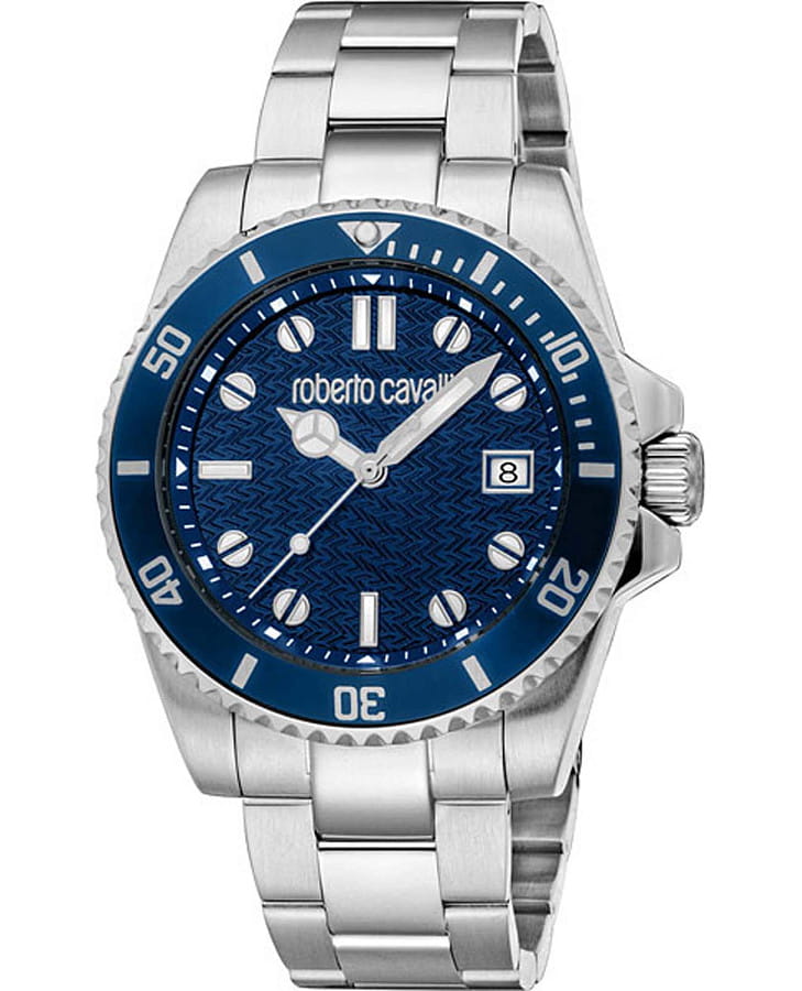 Часы Roberto Cavalli Marte RC5G129M0065 — мужские, синий
