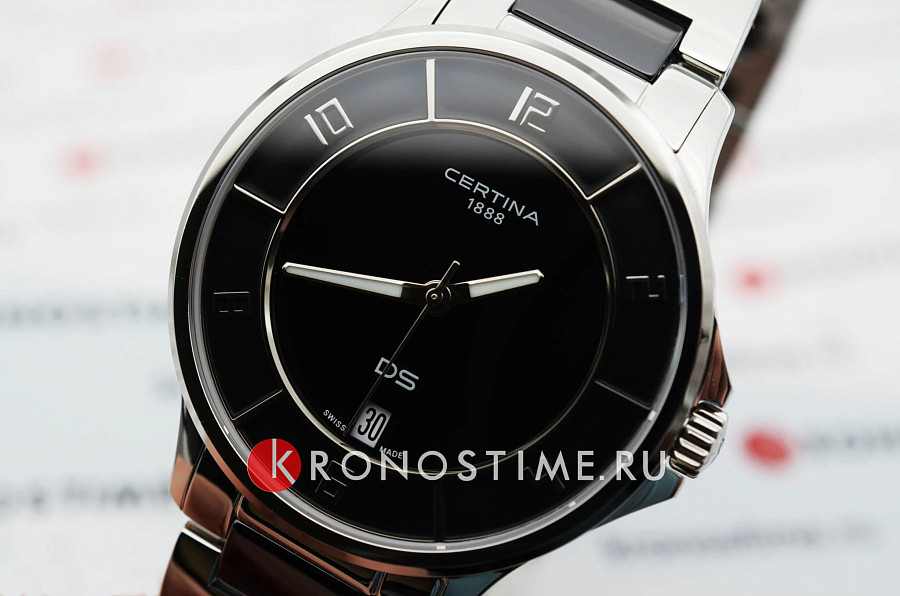 Часы Certina DS-6 Lady C039.251.11.057.00 — кварцевые, металл сталь