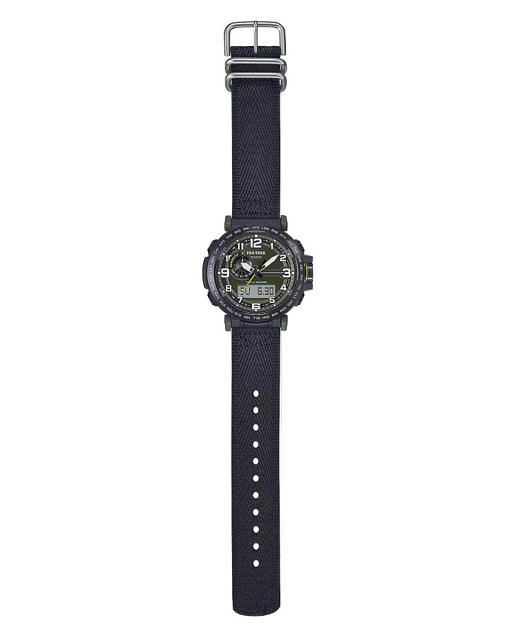 Часы Casio Pro Trek PRG-601YB-3DR (PRG-601YB-3) — зеленый, пластик сталь металл