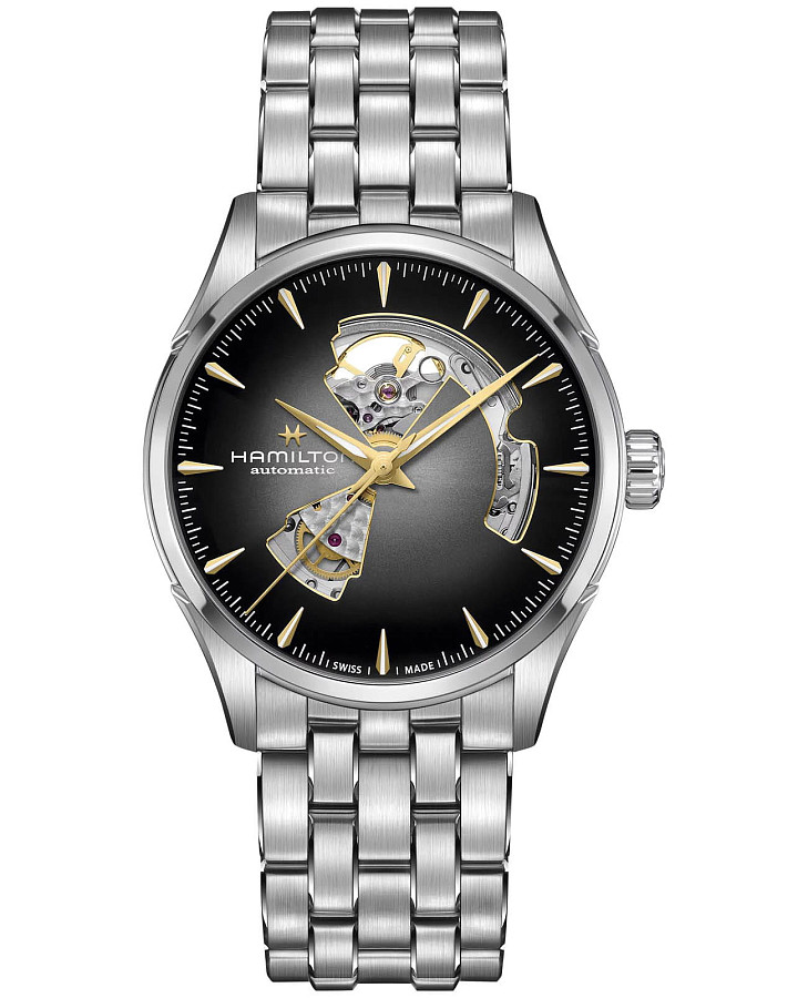 Часы Hamilton Jazzmaster Open Heart Auto H32705180 — мужские, черный