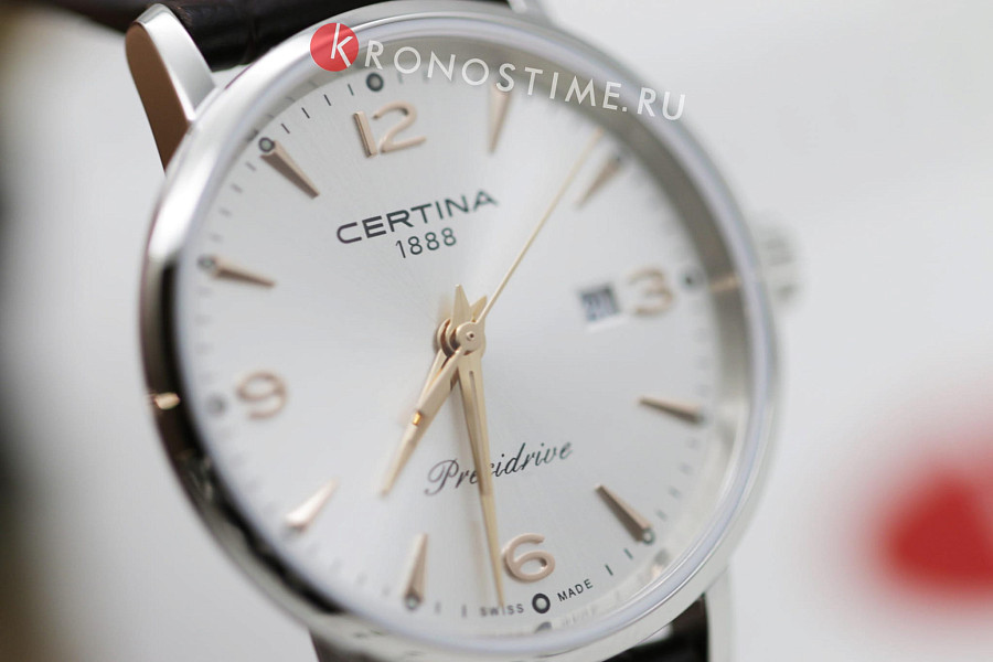 Часы Certina DS Caimano Lady C035.210.16.037.01 — кожаный, женские