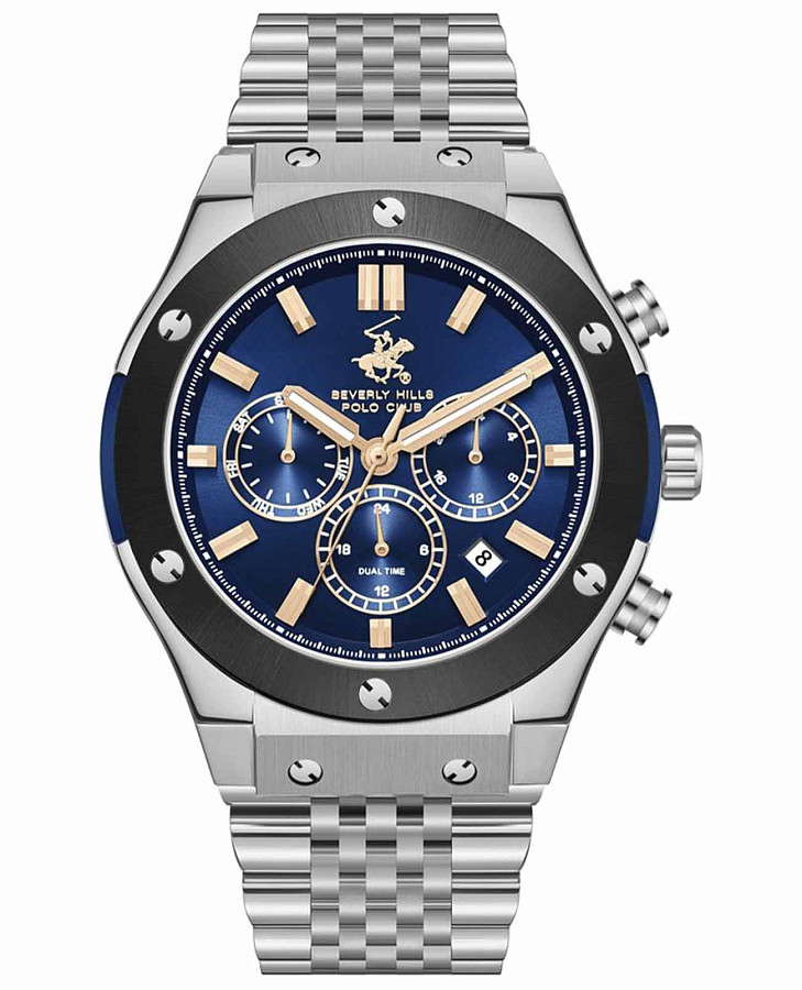 Часы Beverly Hills Polo Club BP3773X.390 — мужские, синий