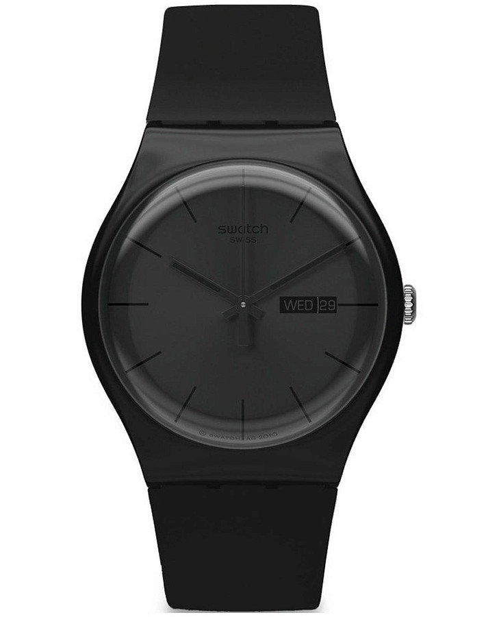Часы Swatch New Gent SUOB702 — мужские, черный