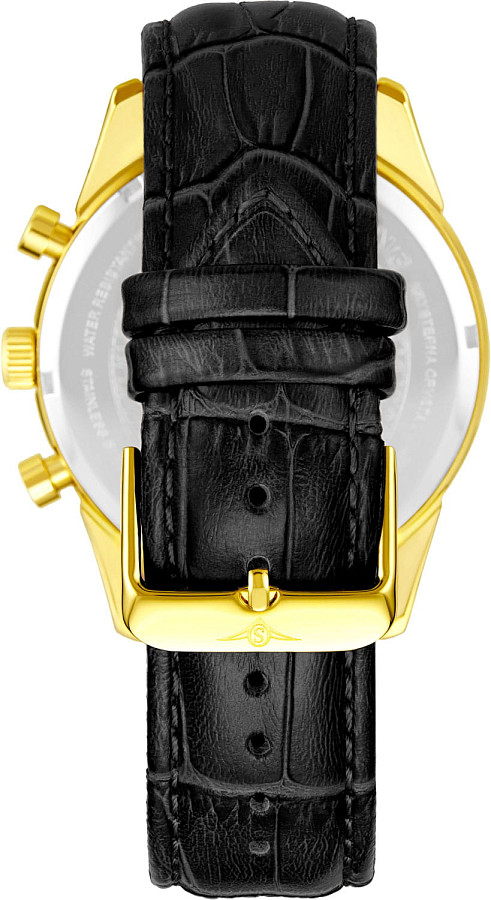 Часы Stuhrling Monaco 3975L.4 — кварцевые, сталь металл