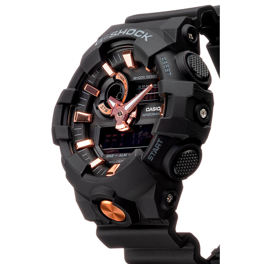 Часы Casio G-Shock GA-710B-1A4 — мужские, пластик