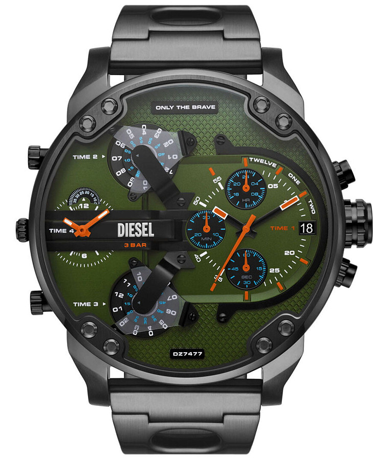 Часы Diesel Mr. Daddy 2.0 DZ7477 — мужские, зеленый