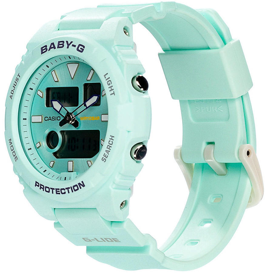 Часы Casio Baby-G G-Lide BAX-100-3A — Япония, кварцевые