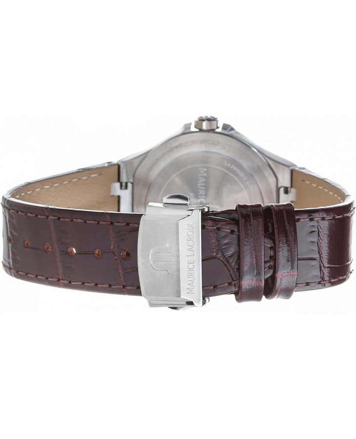 Часы Maurice Lacroix Aikon Date AI1008-SS001-333-1 — мужские, кожаный