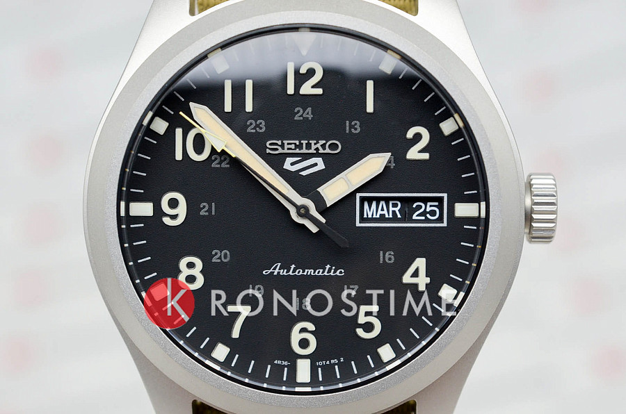 Часы Seiko 5 Sports Field series SRPG35K1 — сталь металл, Япония