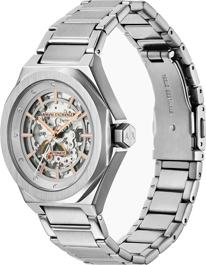 Часы Armani Exchange Andrea AX4618 — механические, металл сталь