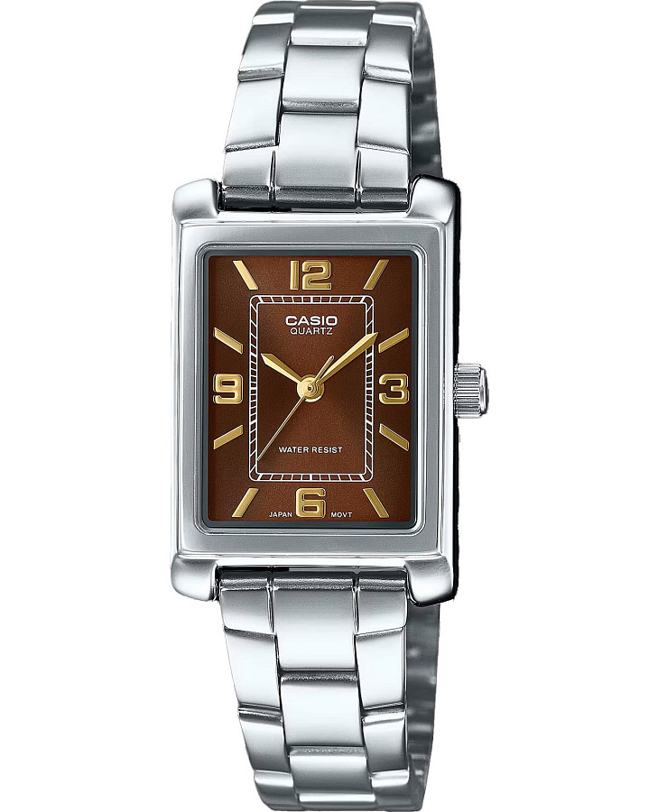 Часы Casio LTP-1234DD-5A — женские, золотой