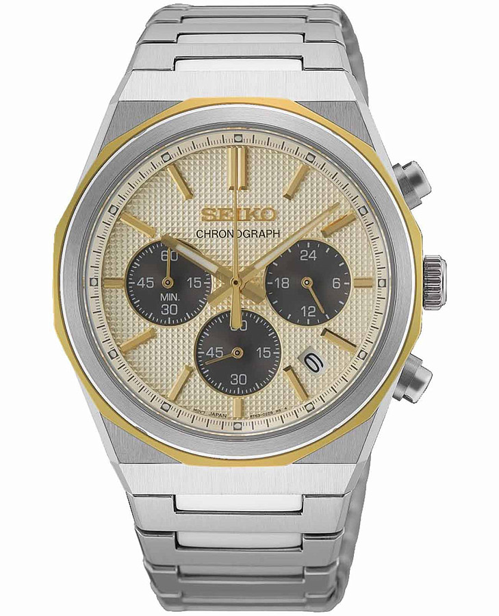 Часы Seiko Discover More HGK001P1 — мужские, бежевый
