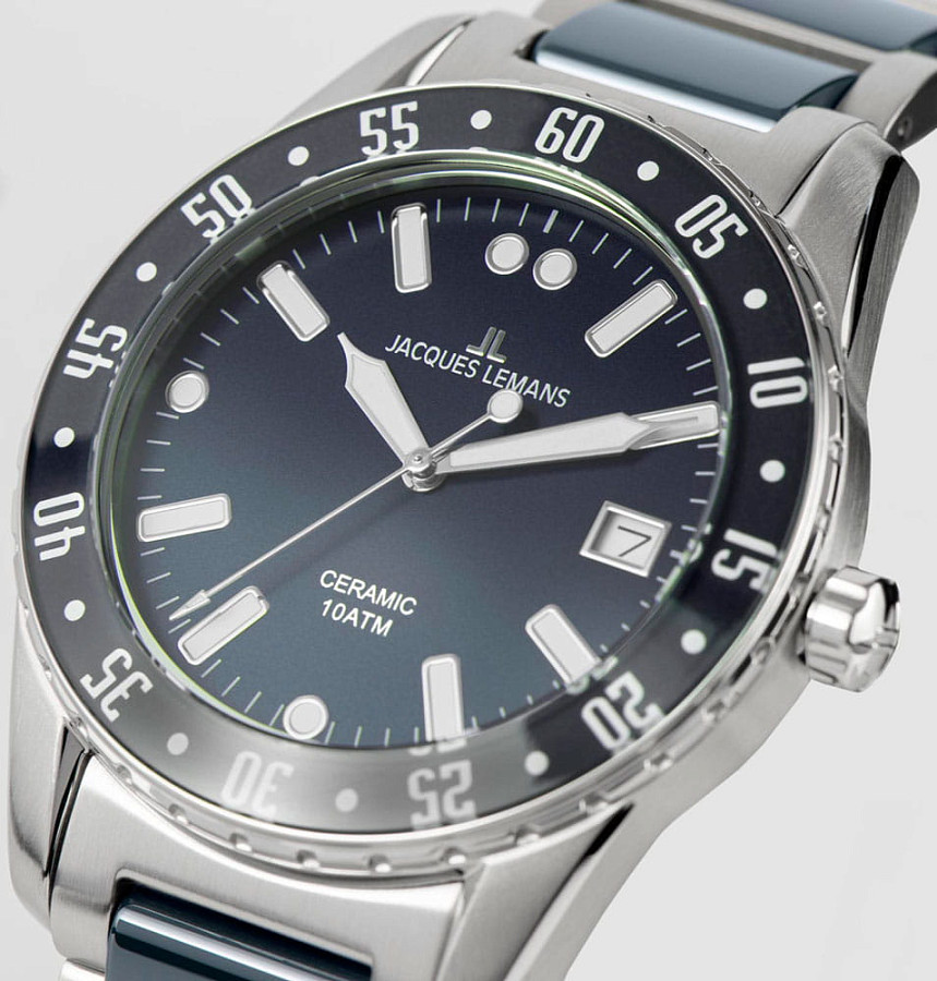 Часы Jacques Lemans High Tech Ceramic 42-10B — Австрия, кварцевые