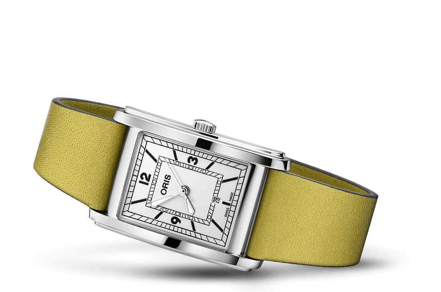 Часы Oris Rectangular 01 561 7783 4061-07 5 19 15 — механические, сталь металл