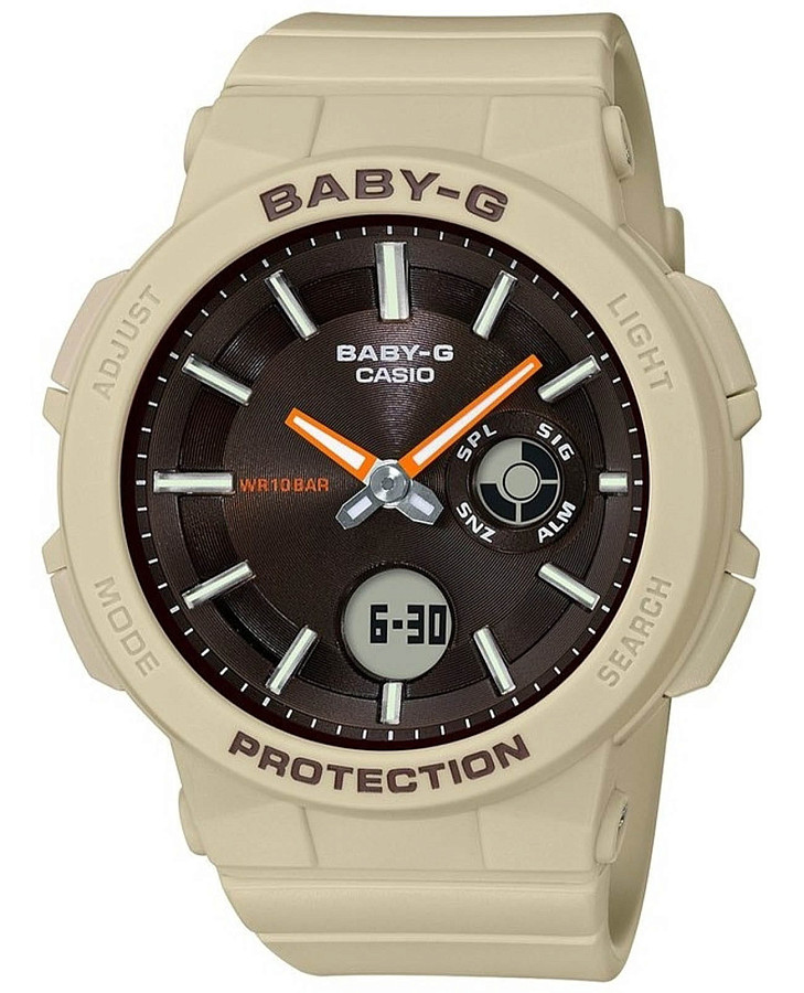 Часы Casio Baby-G BGA-255-5A — женские, коричневый