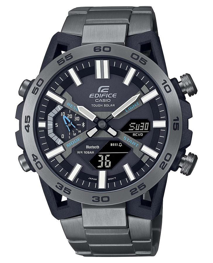 Часы Casio Edifice ECB-2000DC-1ADF (ECB-2000DC-1A) — мужские, серый
