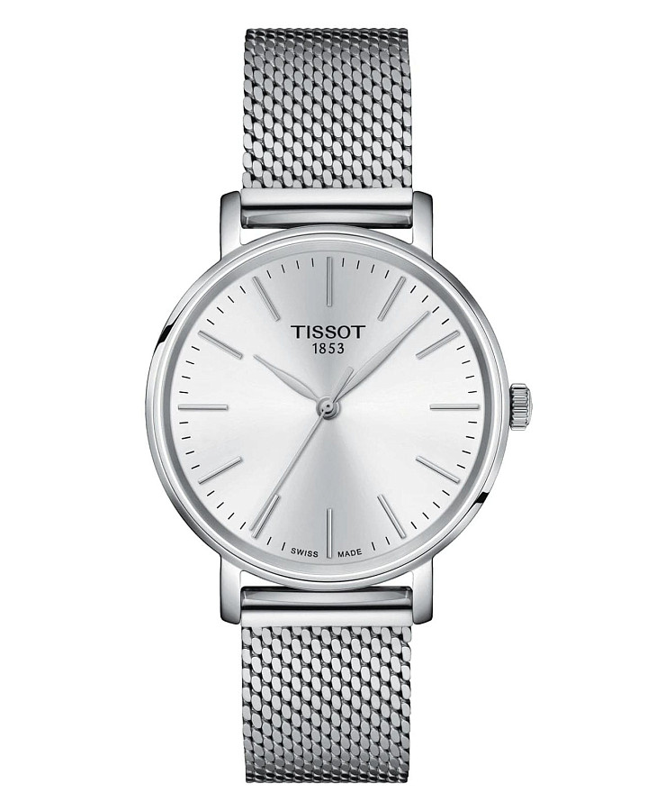 Часы Tissot Everytime Lady T143.210.11.011.00 — женские, серебристый