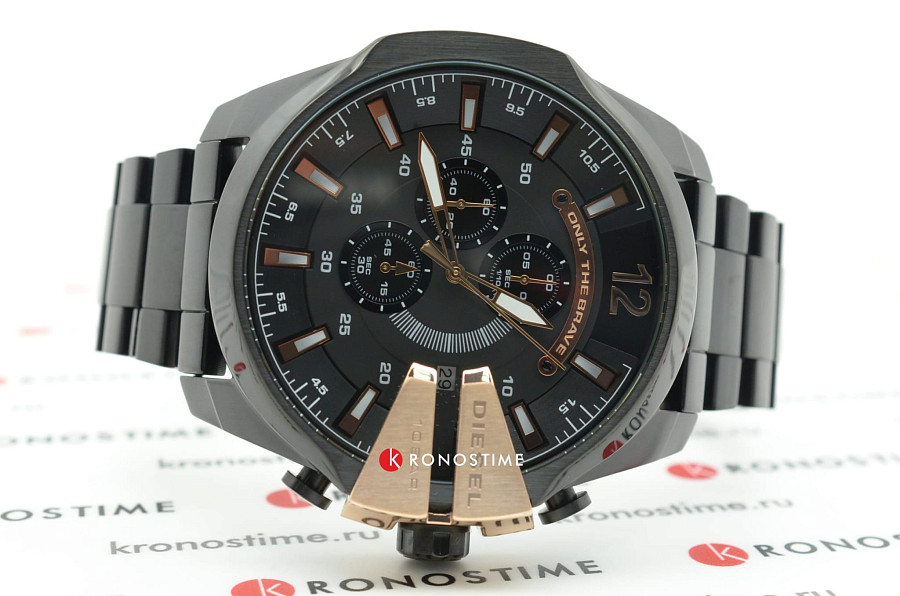 Часы Diesel Mega Chief DZ4309 — сталь c pvd покрытием, мужские