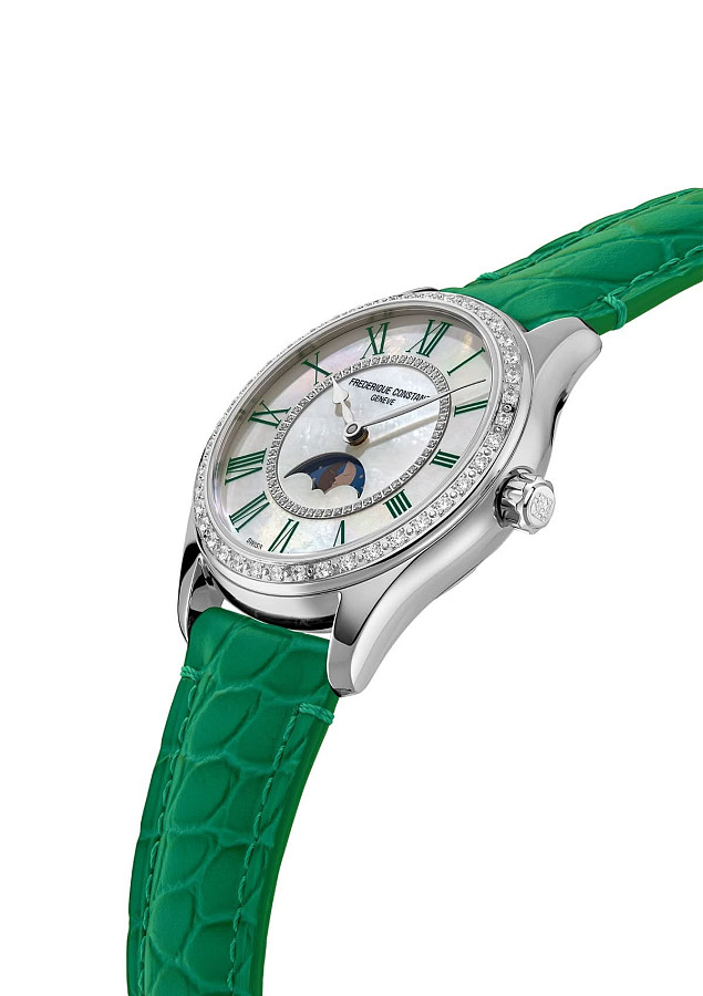 Часы Frederique Constant Classics Elegance Luna FC-331MPWGRD3BD6 — механические, металл сталь