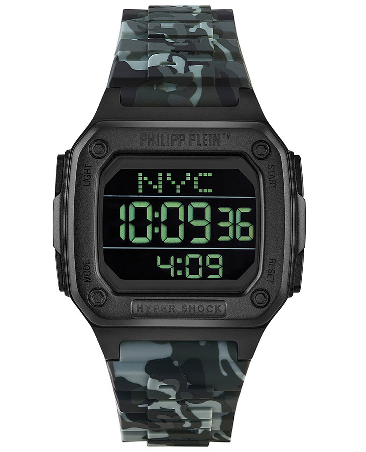 Часы Philipp Plein Hyper Shock PWHAA1822 — мужские, черный