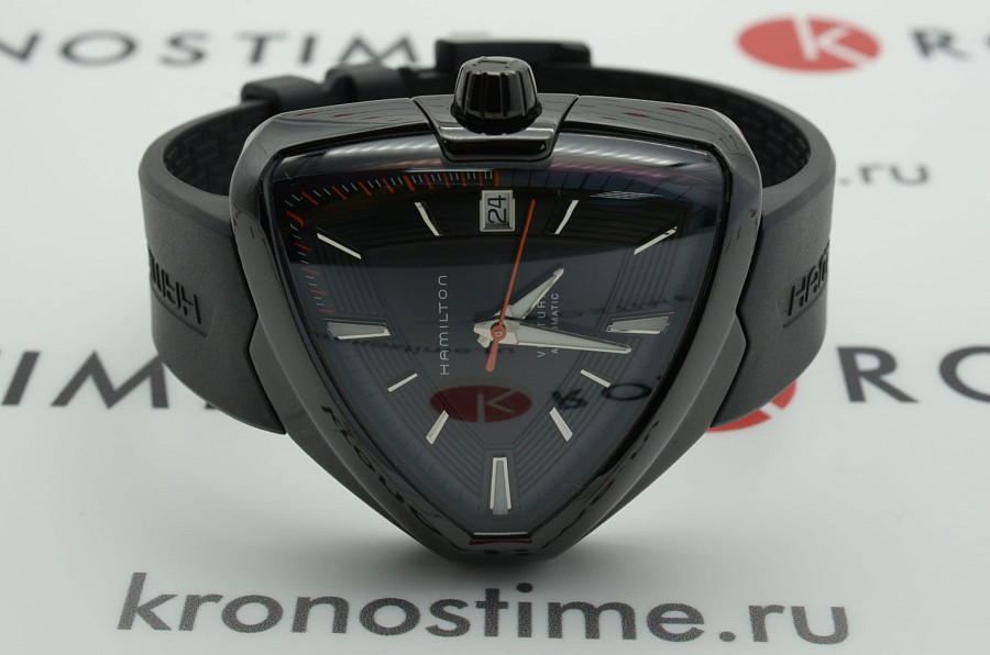 Часы Hamilton Ventura Elvis80 Auto H24585331 — мужские, каучук