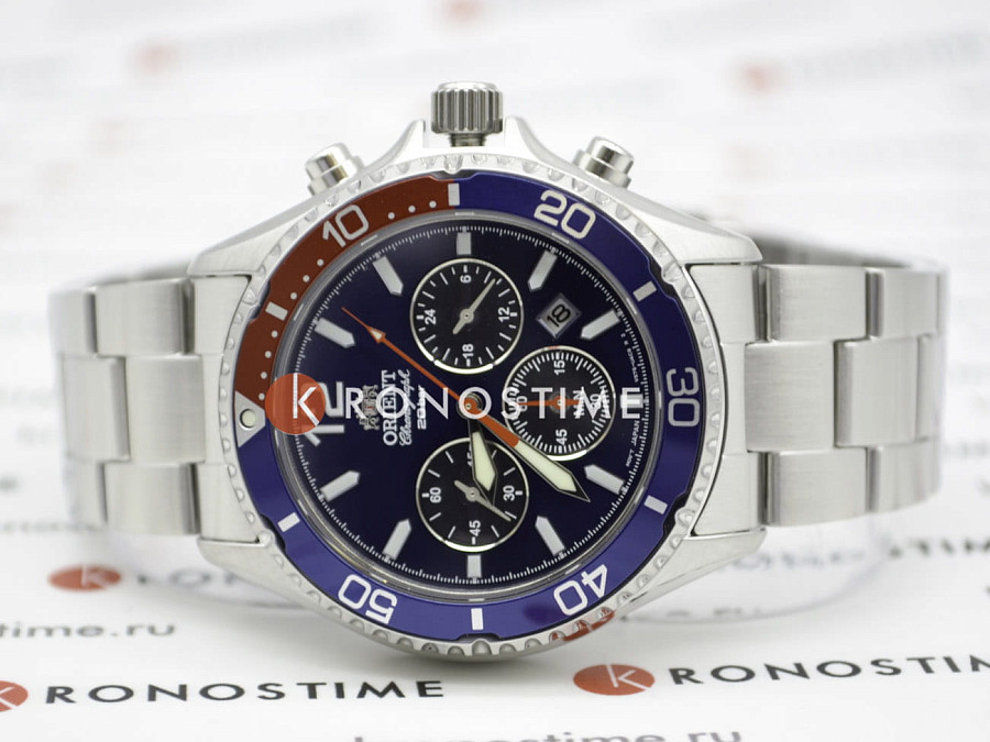 Часы Orient Chronograph RA-TX0201L (RN-TX0201L) — нержавеющая сталь, мужские
