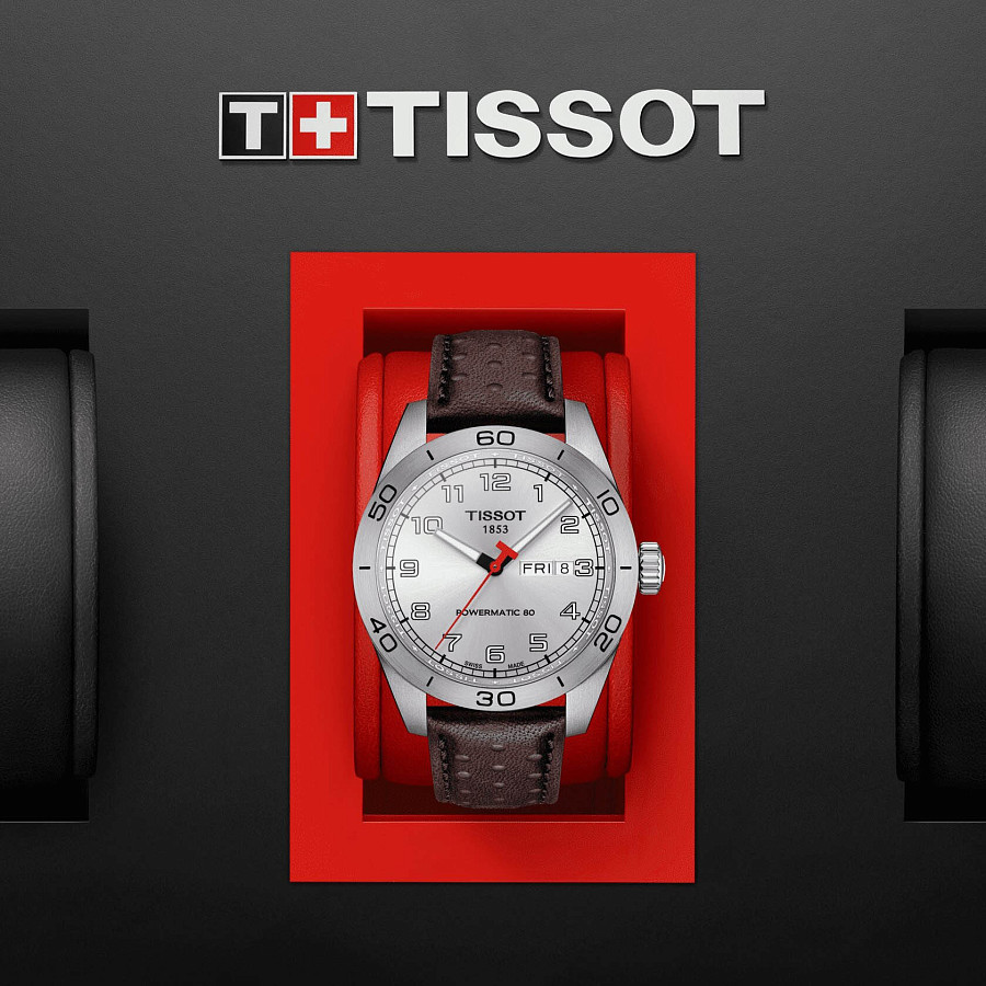 Часы Tissot PRS 516 Powermatic 80 T131.430.16.032.00 — серебристый, сталь металл