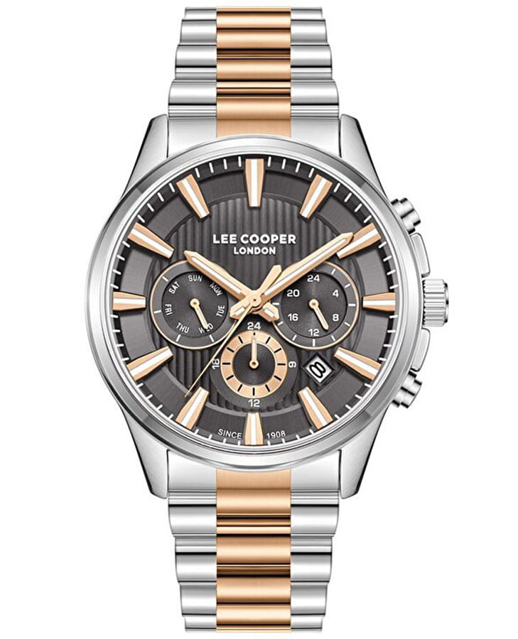 Часы Lee Cooper LC08216.550 — мужские, серый