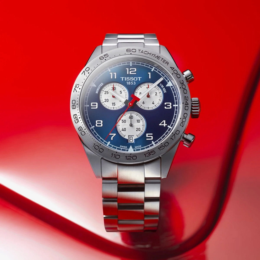 Часы Tissot PRS 516 Chronograph T131.617.11.042.00 — мужские, нержавеющая сталь