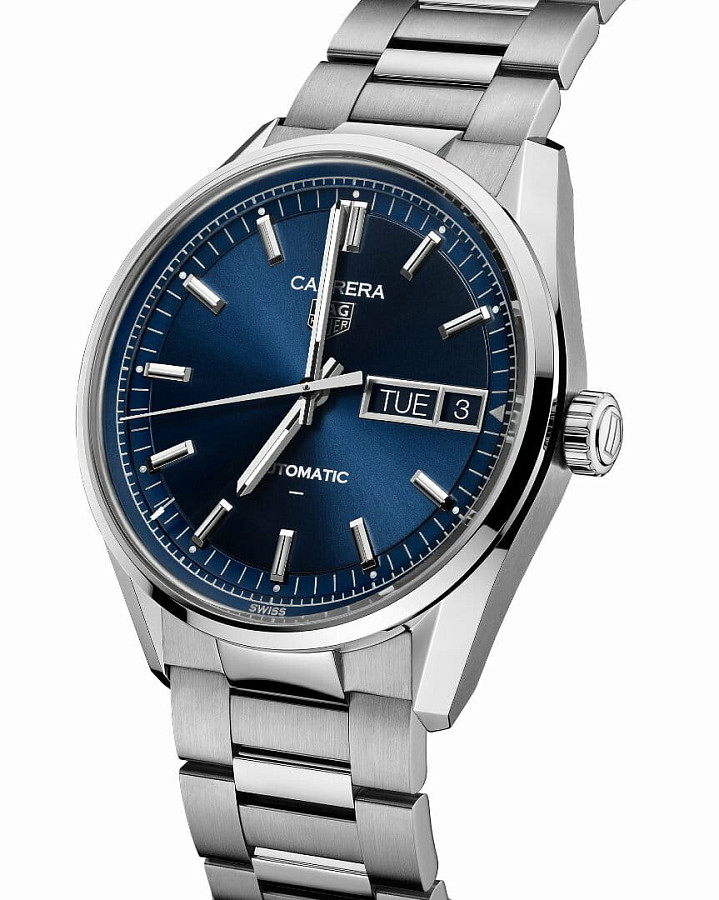 Часы TAG Heuer Carrera WDA2112.BA0043 — синий, сталь металл