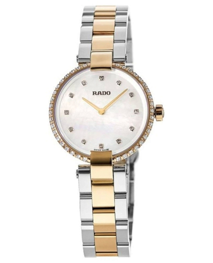 Часы Rado Coupole Classic Diamonds R22859923 — нержавеющая сталь с pvd-покрытием, женские