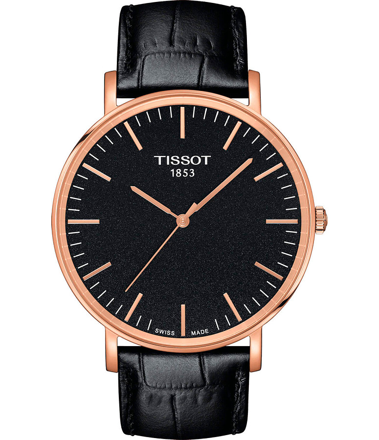 Часы Tissot Everytime Large T109.610.36.051.00 — мужские, черный