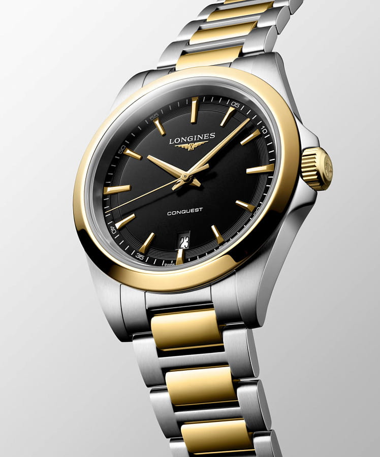 Часы Longines Conquest 38 mm L3.750.3.52.7 — сталь металл, Швейцария