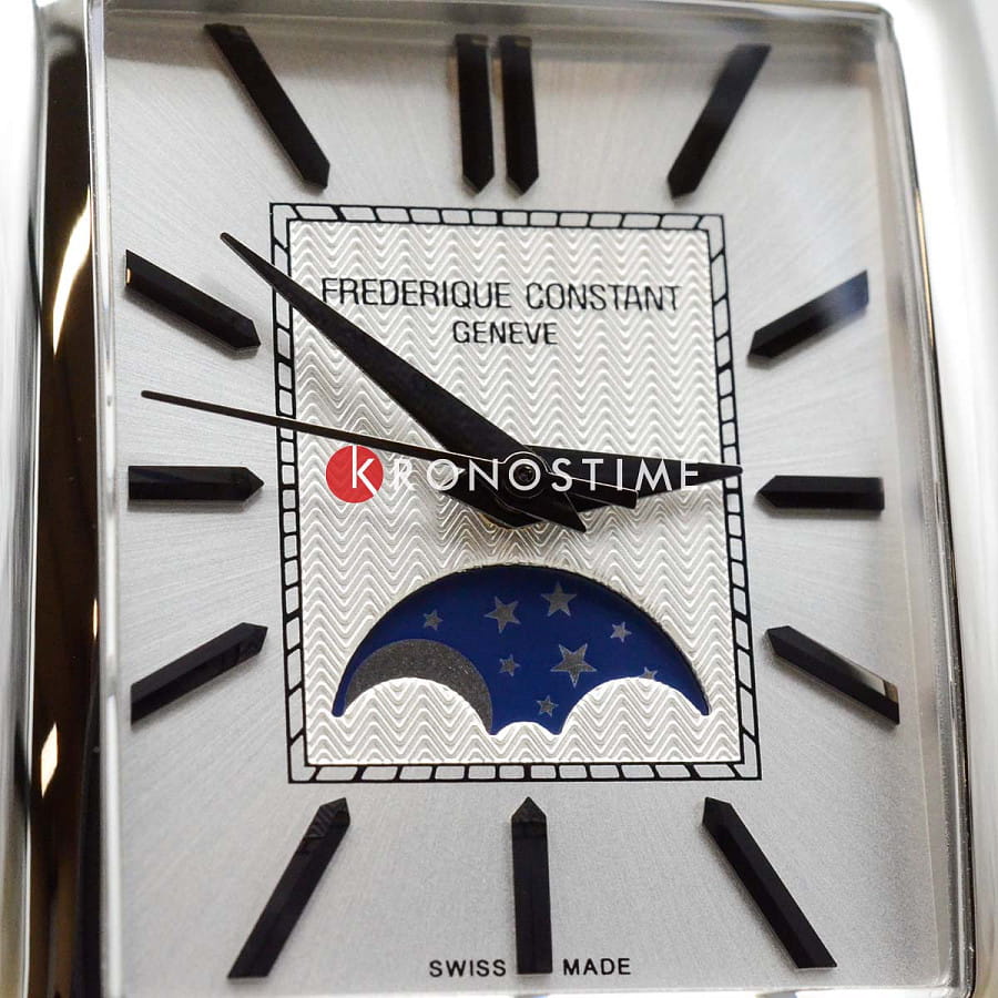 Часы Frederique Constant Classics Carree Moonphase Automatic FC-333S4C6 — мужские, кожаный