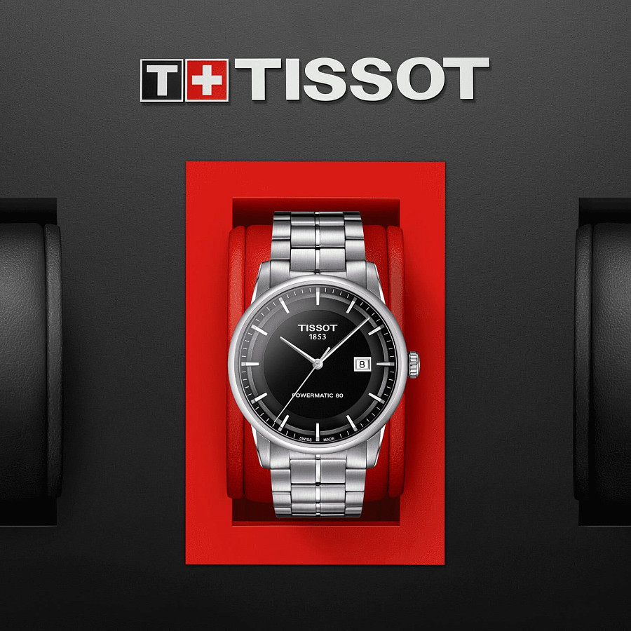Часы Tissot Luxury Powermatic 80 T086.407.11.051.00 — нержавеющая сталь, мужские