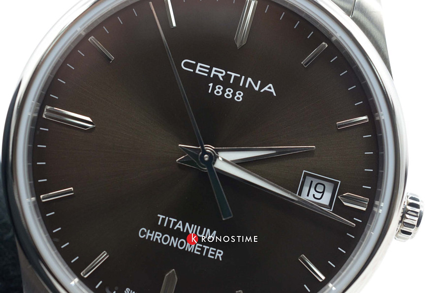 Часы Certina DS-8 Chronometer C033.451.44.081.00 — титан металл, Швейцария