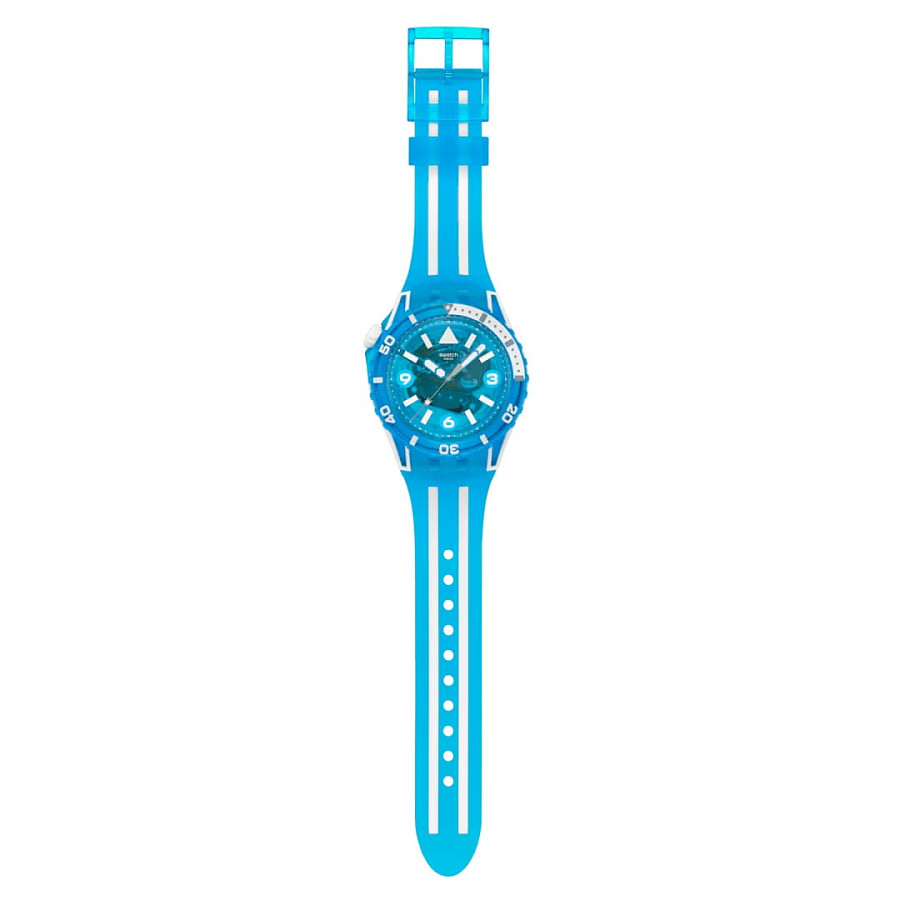 Часы Swatch Blue Fire SSCU09S100 — силикон, мужские