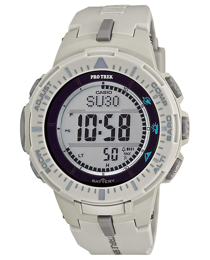 Часы Casio Pro Trek PRG-300-8E — мужские, черный