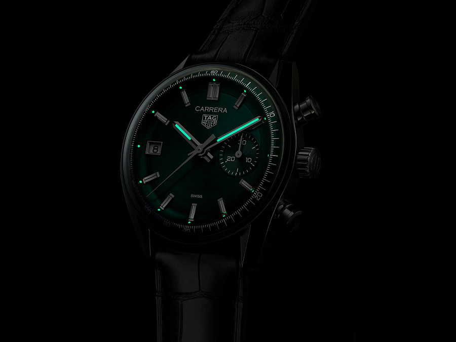 Часы TAG Heuer Carrera Chronograph CBS2211.FC6545 — кожаный, мужские