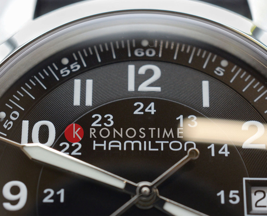 Часы Hamilton Khaki Field Auto H70455733 — металл сталь, Швейцария