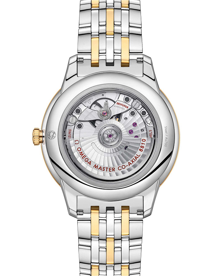 Часы Omega De Ville Prestige 434.20.41.21.02.001 — механические, золото металл сталь
