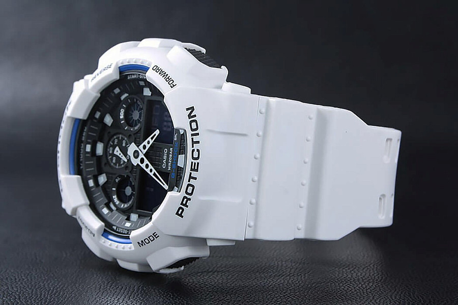 Часы Casio G-Shock GA-100B-7ADR (GA-100B-7A) — электронные, Япония, мужские