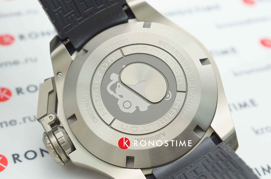 Часы Hamilton Khaki Navy Frogman Titanium Auto H77805335 — механические