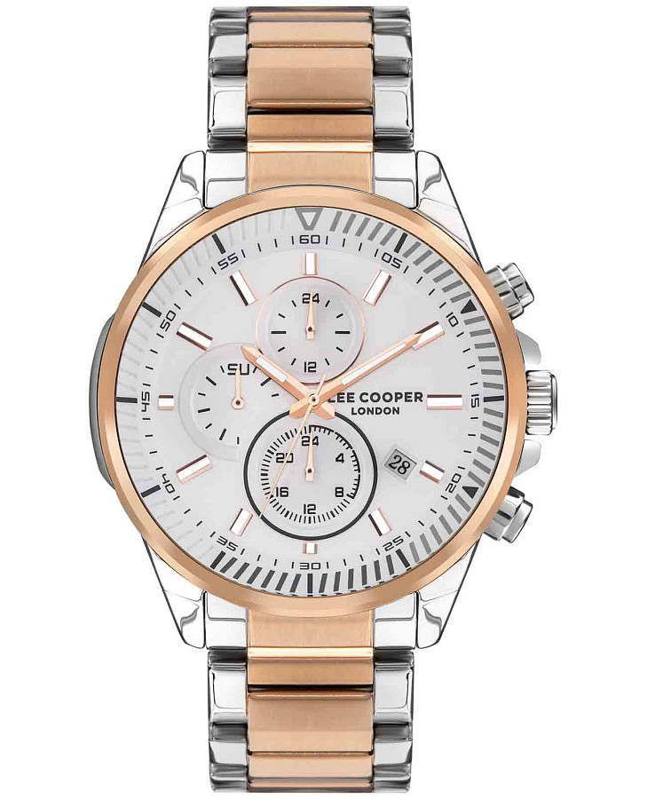 Часы Lee Cooper LC07486.550 — мужские, серебристый
