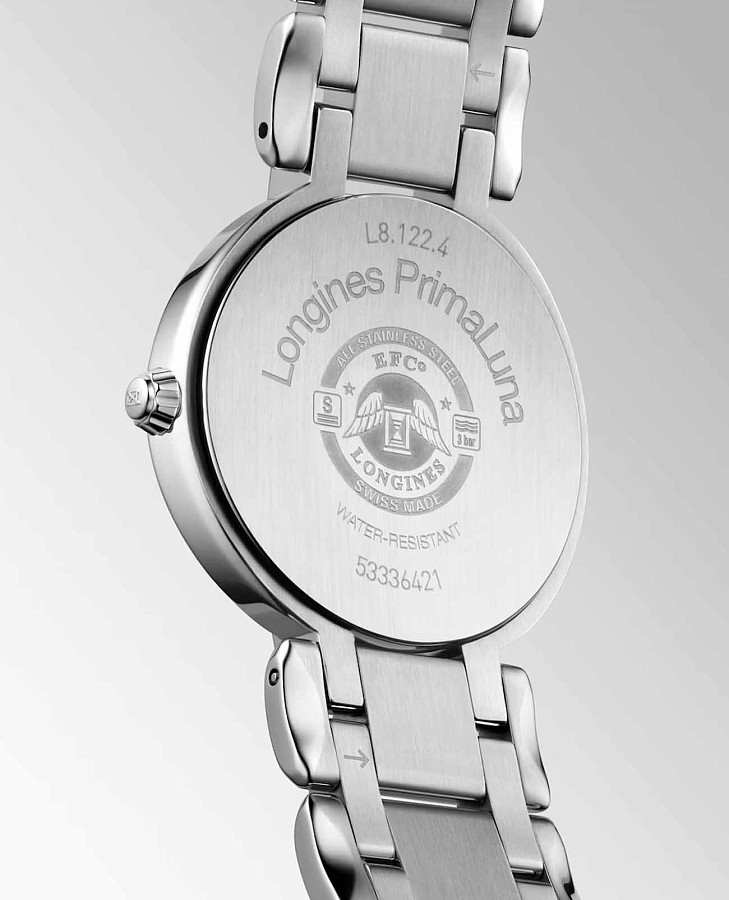 Часы Longines PrimaLuna L8.122.4.71.6 — сталь металл, Швейцария