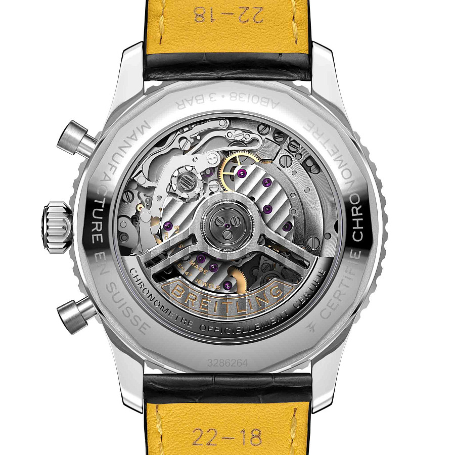 Часы Breitling Navitimer B01 Chronograph 43 AB0138211B1P1 — механические, сталь металл