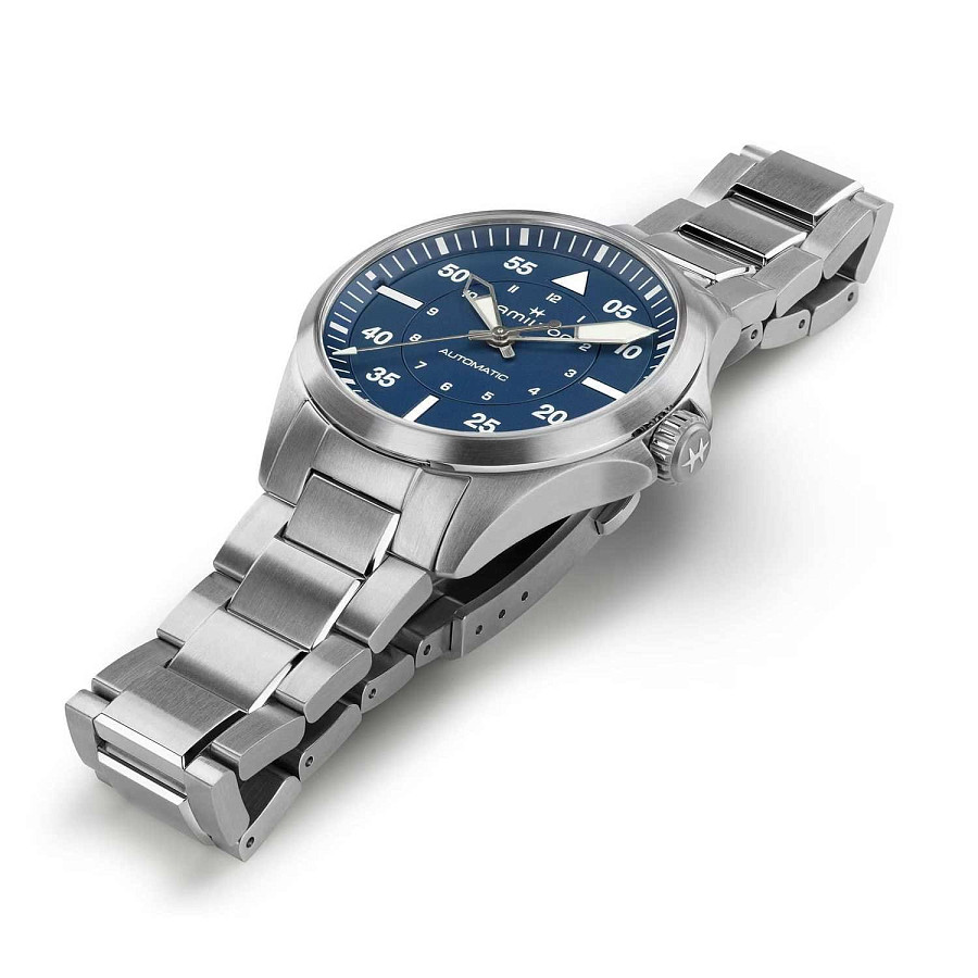 Часы Hamilton Khaki Aviation Pilot Auto H76305140 — механические, Швейцария, мужские