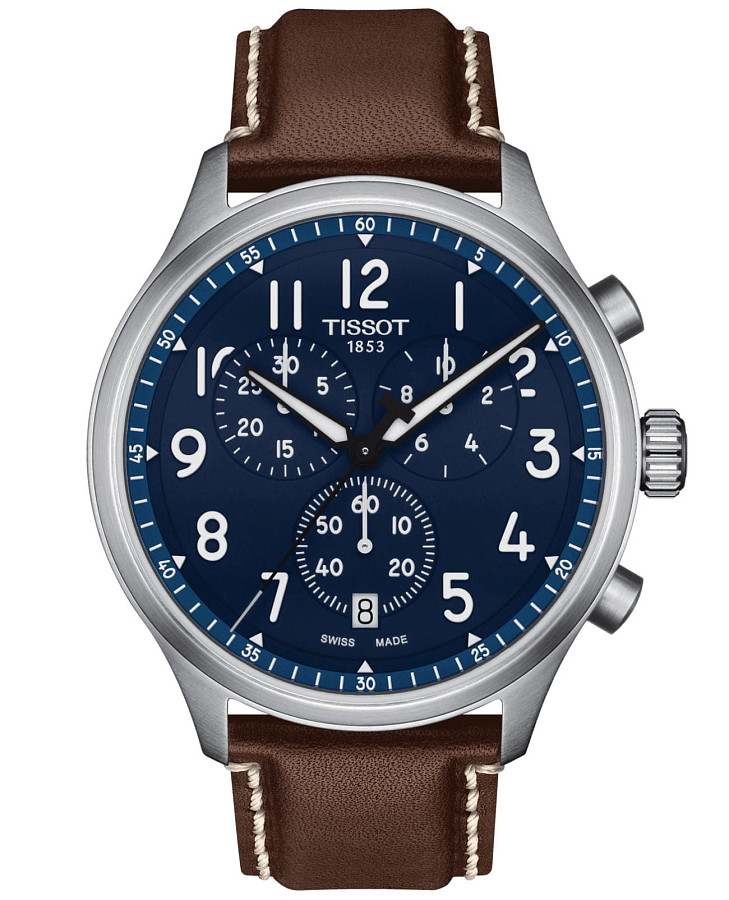 Часы Tissot Chrono XL Vintage T116.617.16.042.00 — мужские, синий