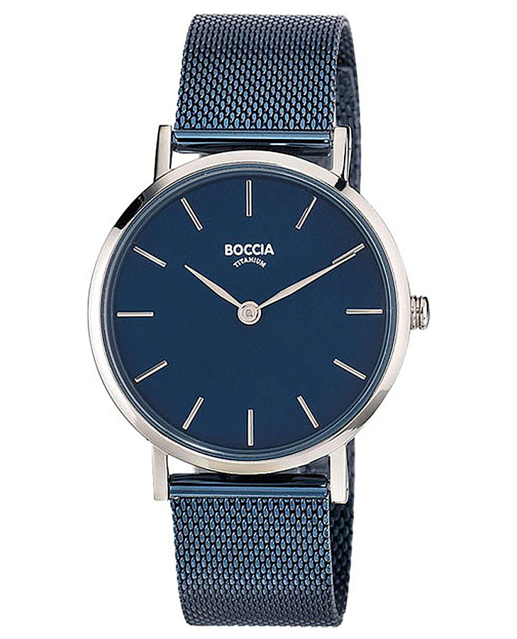 Часы Boccia Titanium Circle-Oval 3281-07 — женские, синий