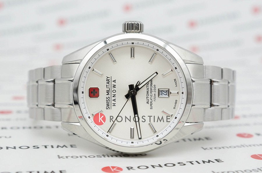 Часы Swiss Military Hanowa Majestic Pioneer SMWGL0006203 — механические, металл сталь